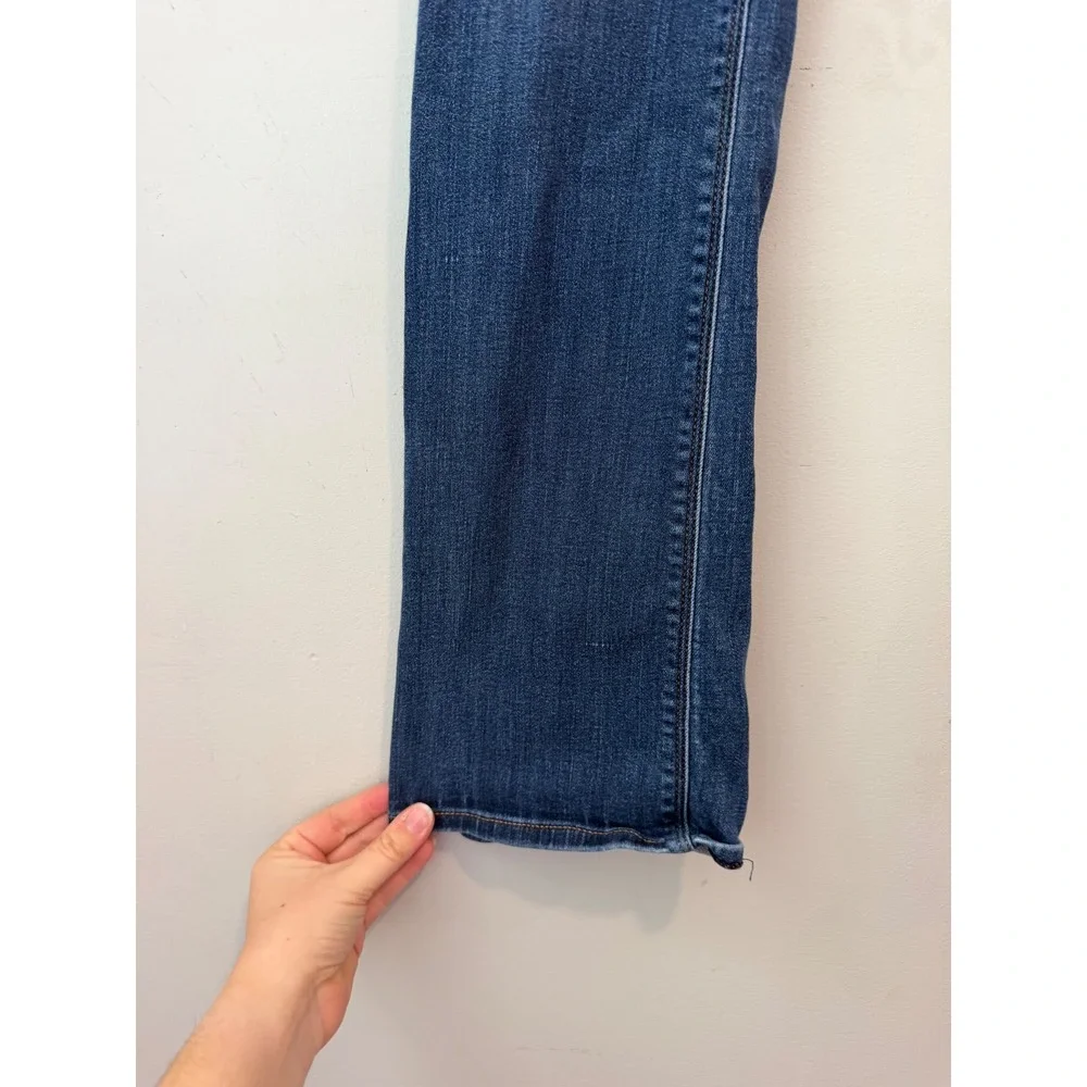 Express Barely Boot Mid Rise Jeans Medium Wash Blue Denim Women Size 8R